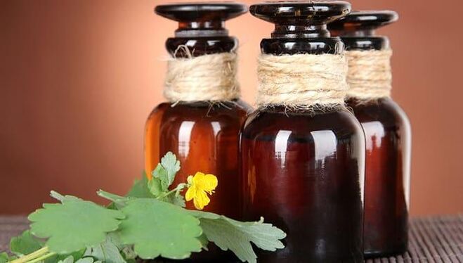 tincture of celandine to destroy foot fungus