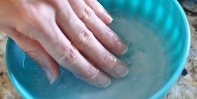 nail bath against fungus